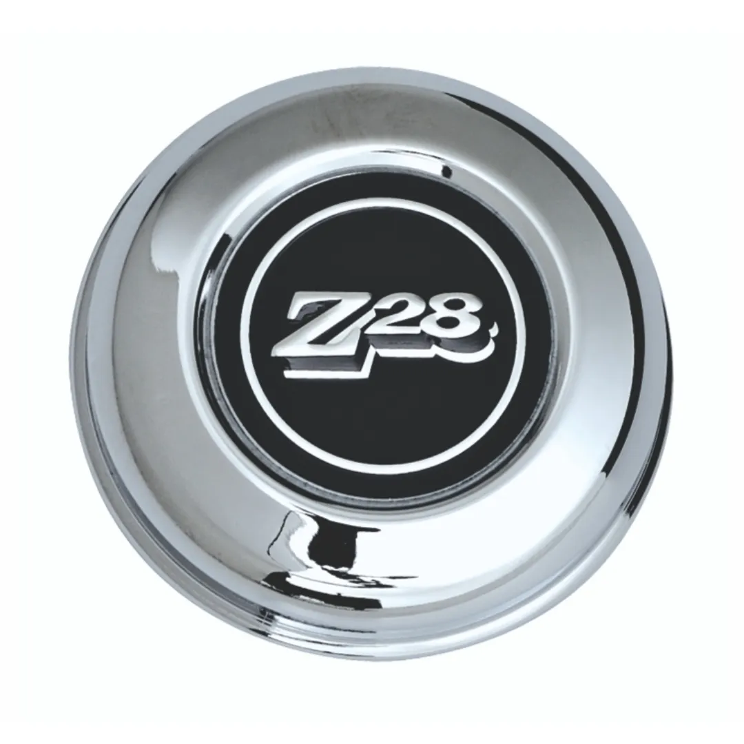 1977-1981 Chevrolet Camaro Z-28 Chrome Plated Stainless Steel "Z28" Rally Wheel Center