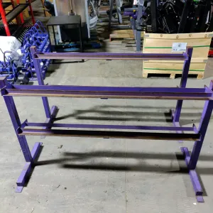 2 Tier Dumbbell Rack Purple