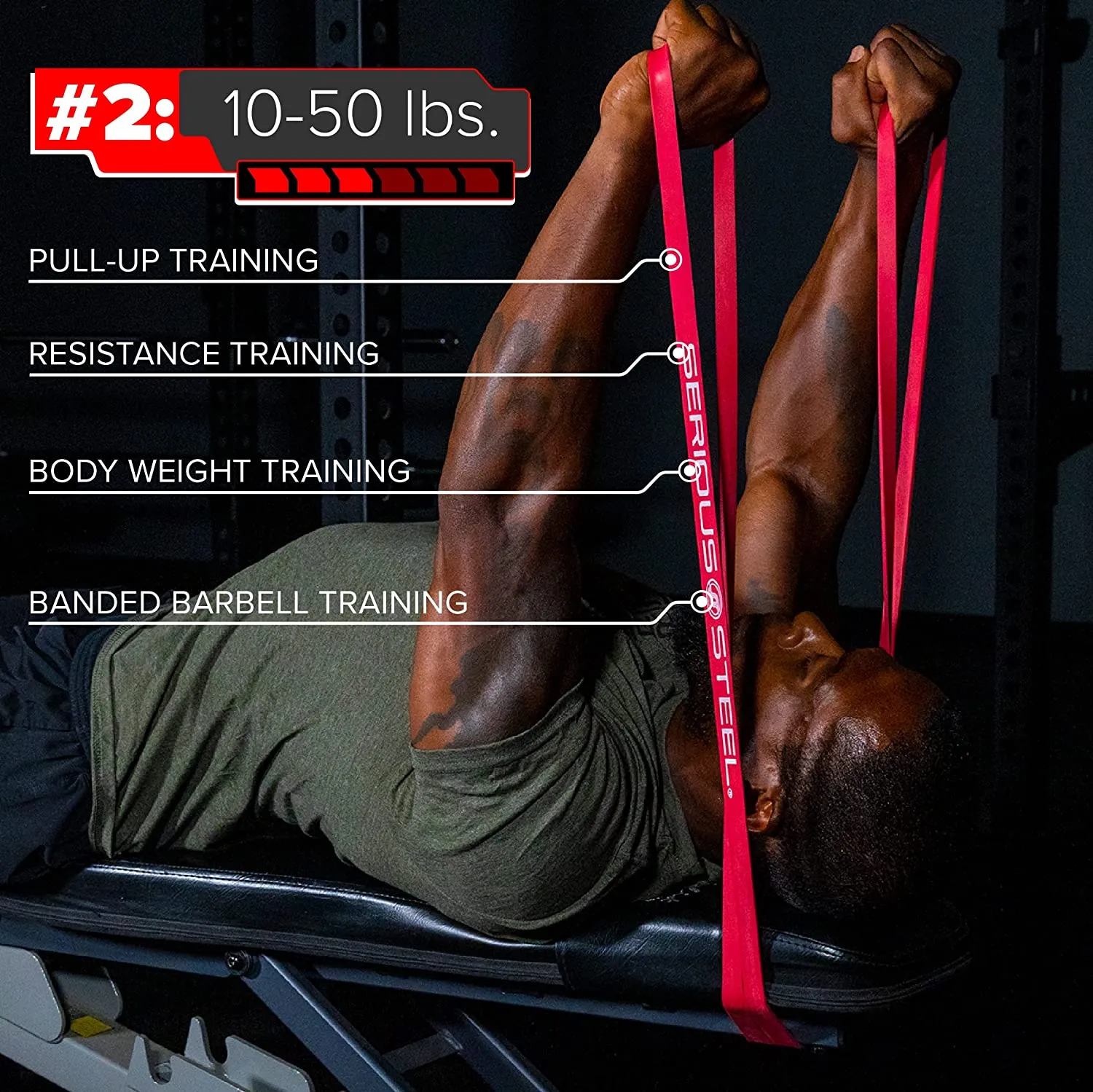 41" Mini Resistance Band (5-35 lbs)