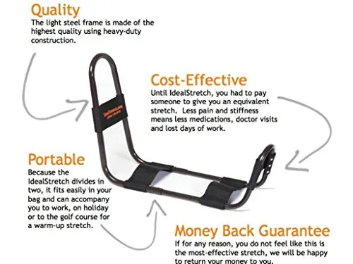 A STRETCHER FOR HAMSTRINGS, CALVES & YOUR LOWER BACK