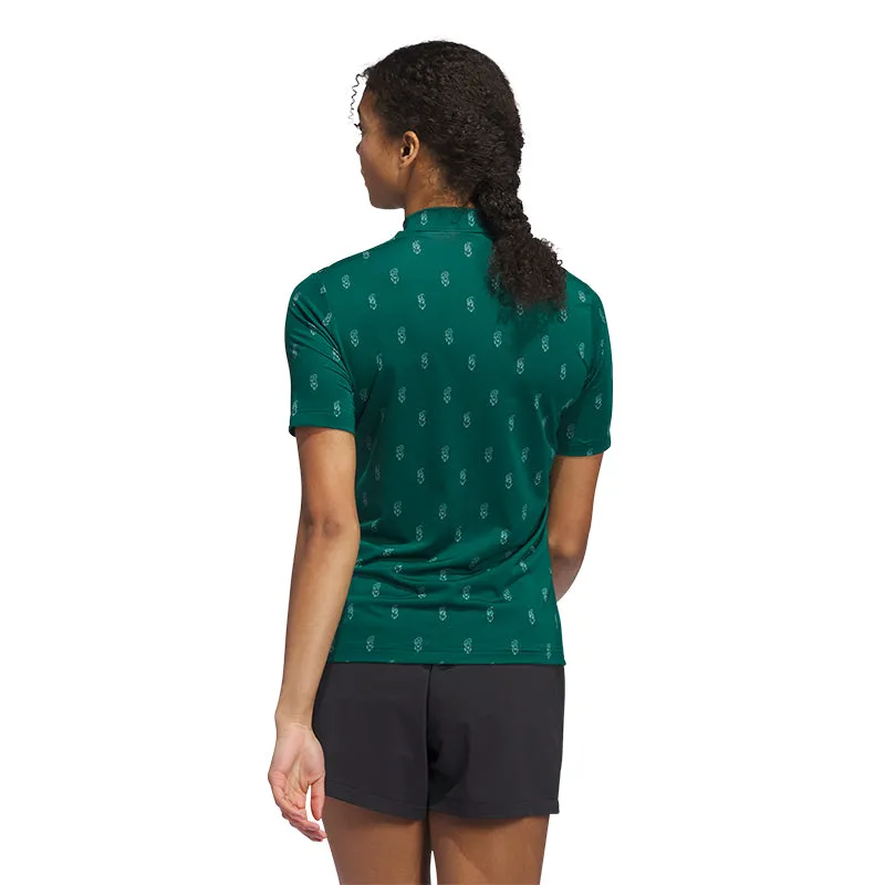 ADIDAS Go-To Paisly Women’s Mock Shirt (Green)