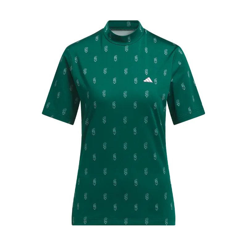 ADIDAS Go-To Paisly Women’s Mock Shirt (Green)