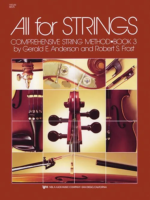 ALL FOR STRINGS BOOK 3-CELLO