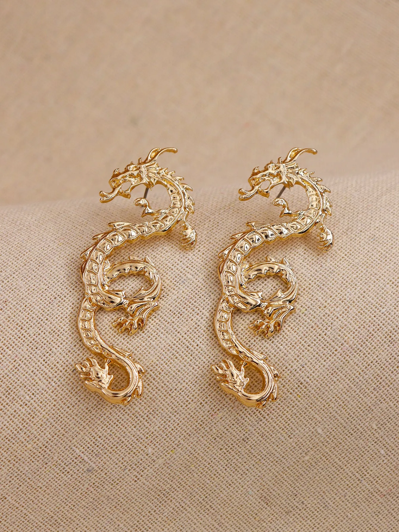 Alloy Dragon Earrings - Vienna Verve Collection