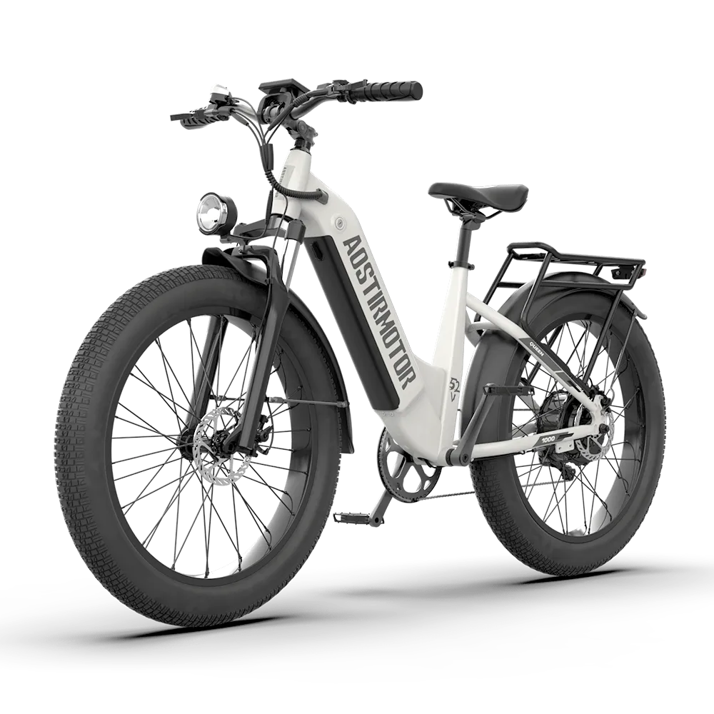 Aostirmotor Queen 1000W 52V All Terrain Step-Thru  Fat Tire Electric Bike