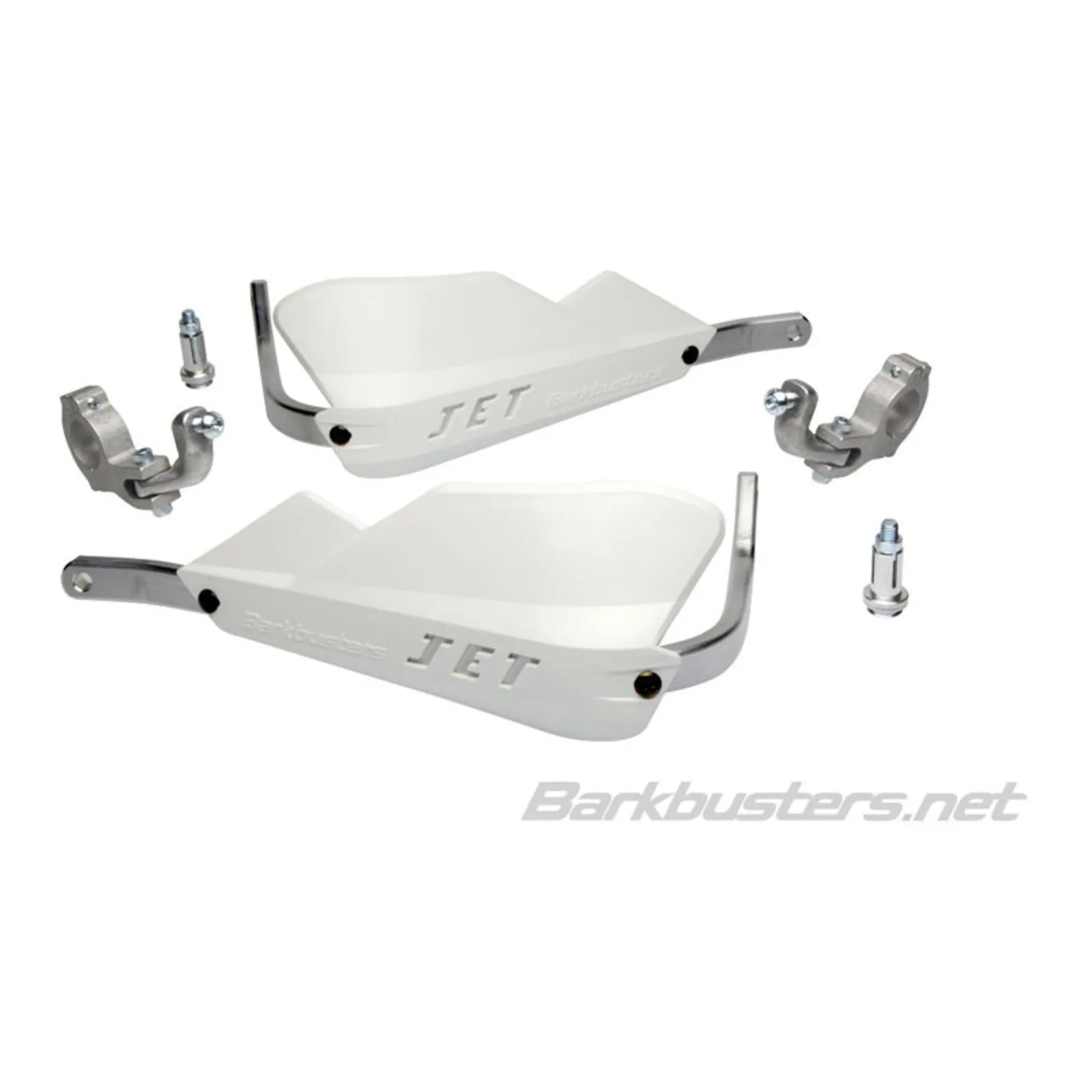 Barkbusters Handguard Jet Tapered H/Bars - White