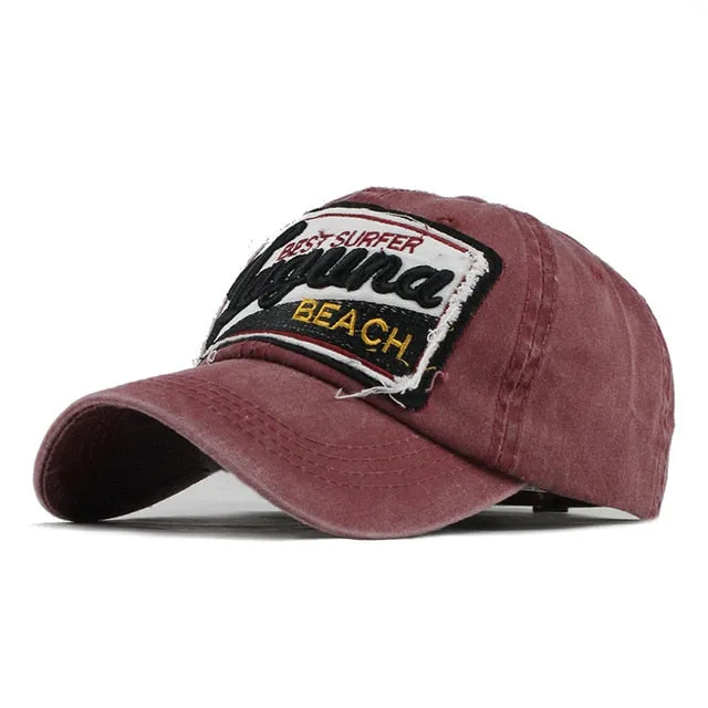 Best Surfer Laguna Embroidered Washed Cotton Baseball Cap