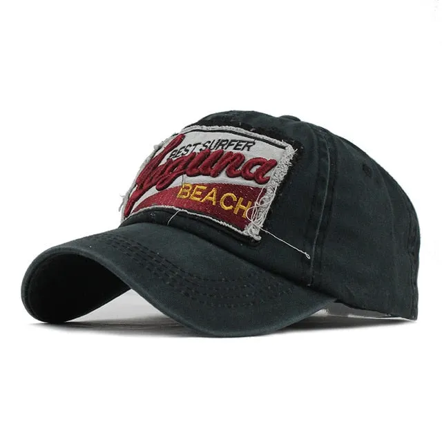 Best Surfer Laguna Embroidered Washed Cotton Baseball Cap