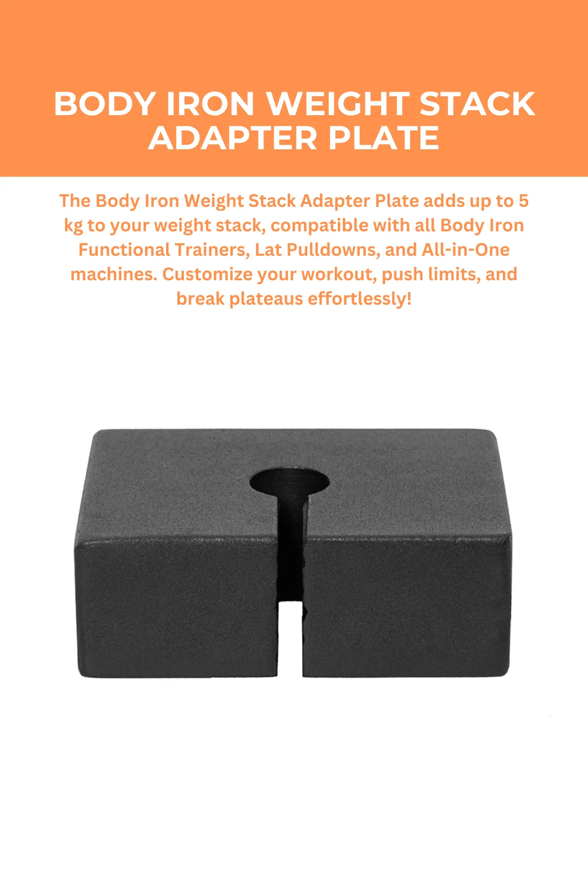 Body Iron Weight Stack Adapter Plate