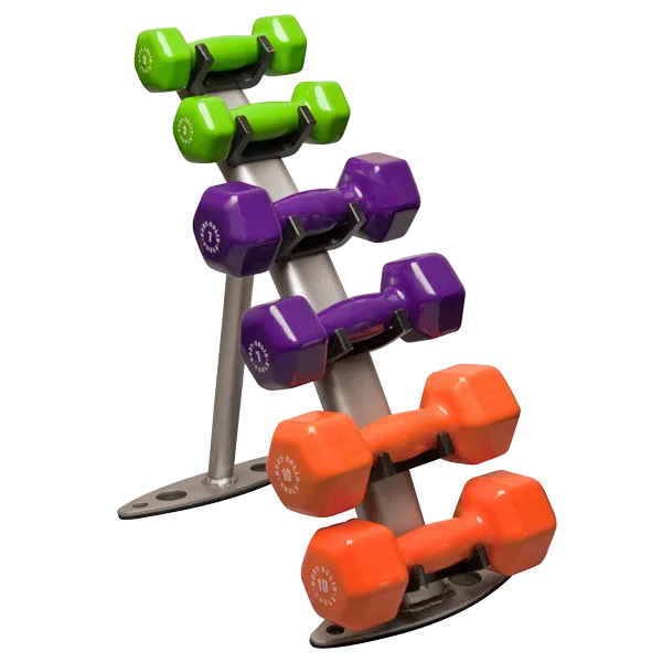 Body Solid GDR10 Vinyl Dumbbell Rack