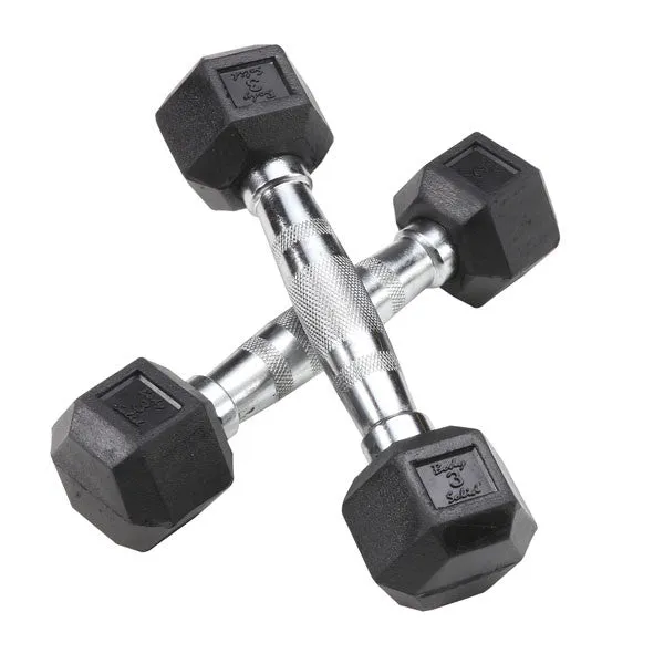 Body Solid SDR Rubber Coated Dumbbells