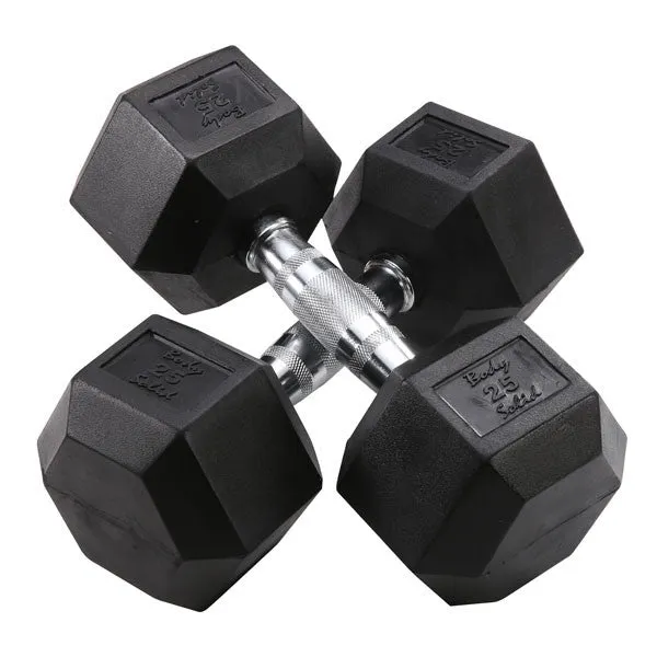 Body Solid SDR Rubber Coated Dumbbells