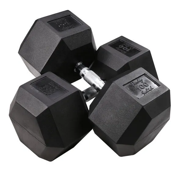 Body Solid SDR Rubber Coated Dumbbells