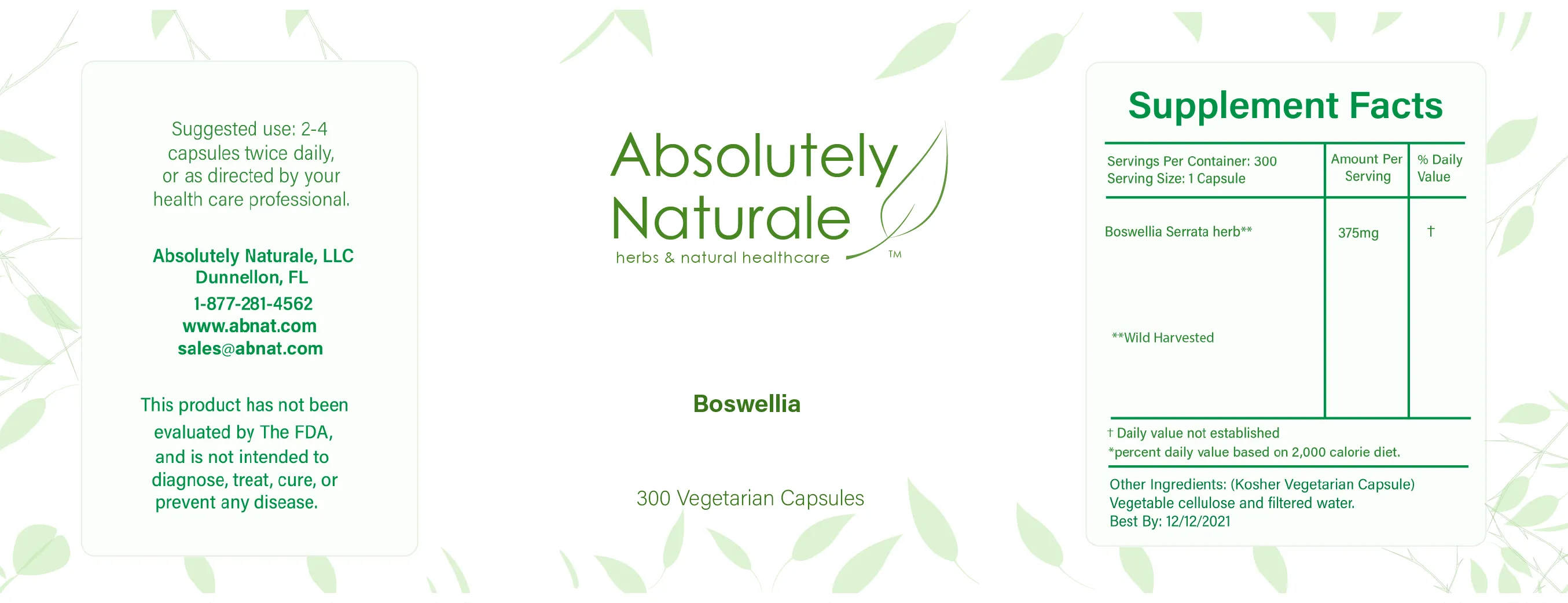 Boswellia (300 caps)