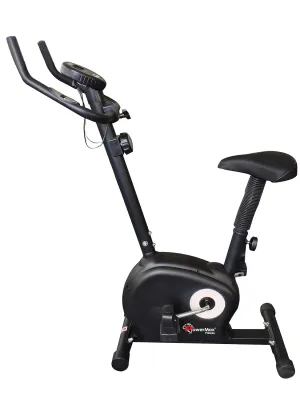 BU-510-AL152 Steel Exercise Upright Bike | Black | Orange