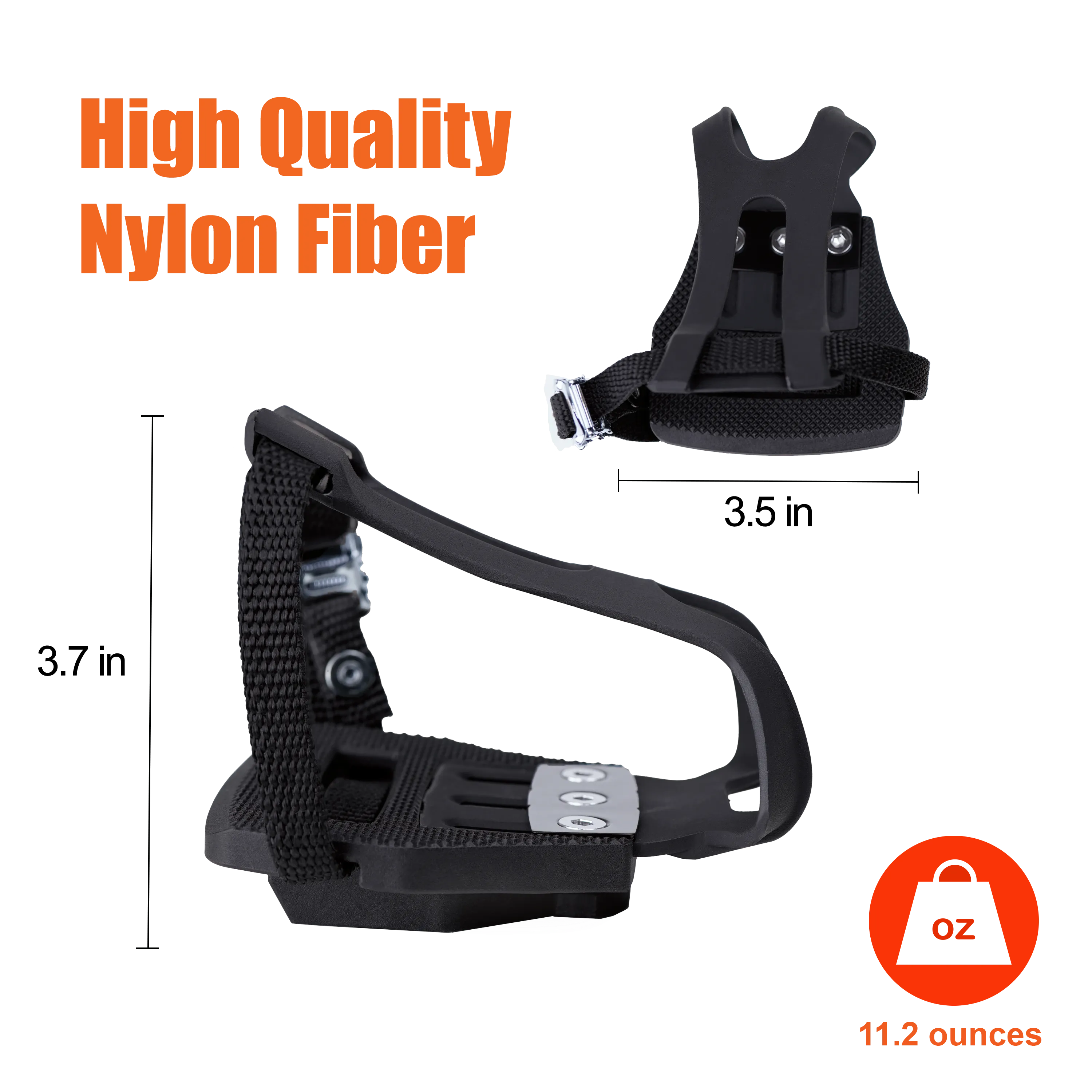 BV Bike Pedals Shimano SPD Compatible 9/16" with Toe Clips | BV-PD9