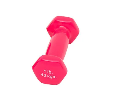 CanDo Vinyl Coated Dumbbell, Green (3 lb), Each