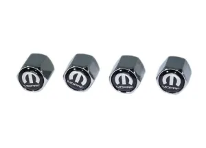 Chrome Valve Stem Tire Caps, Style: MOPAR