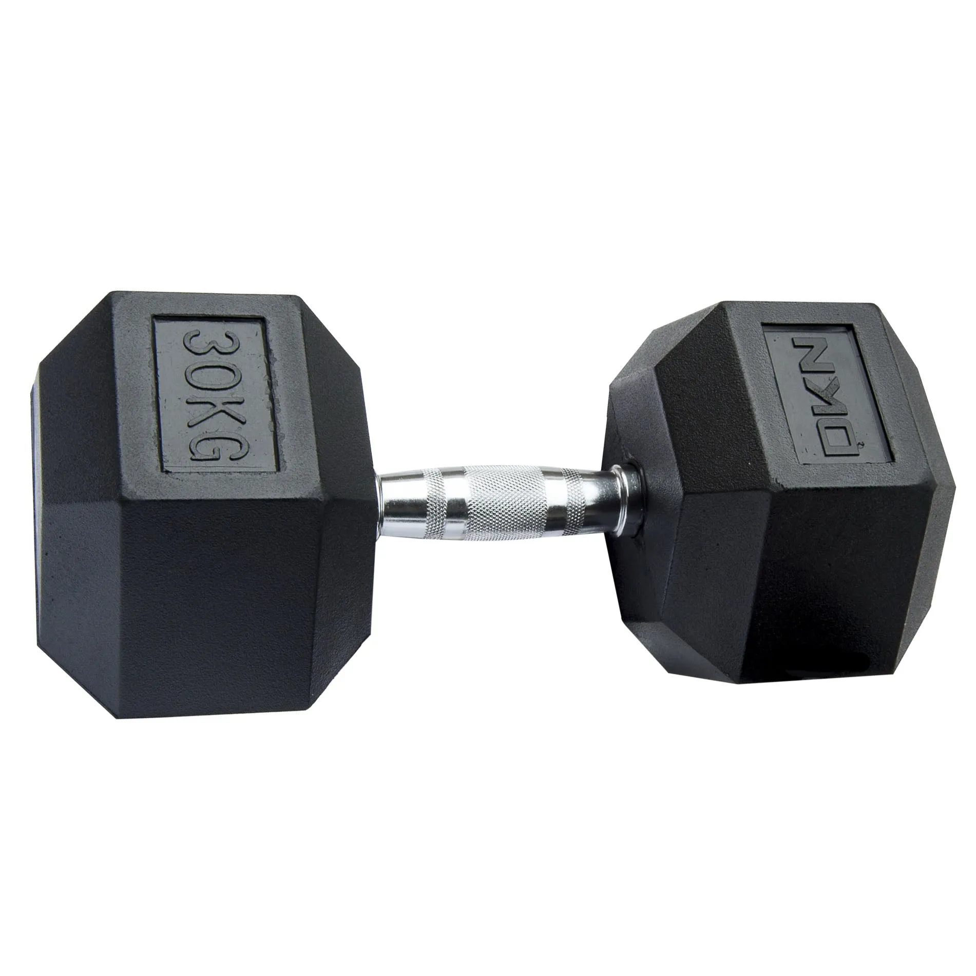 DKN Rubber Hex Dumbbells