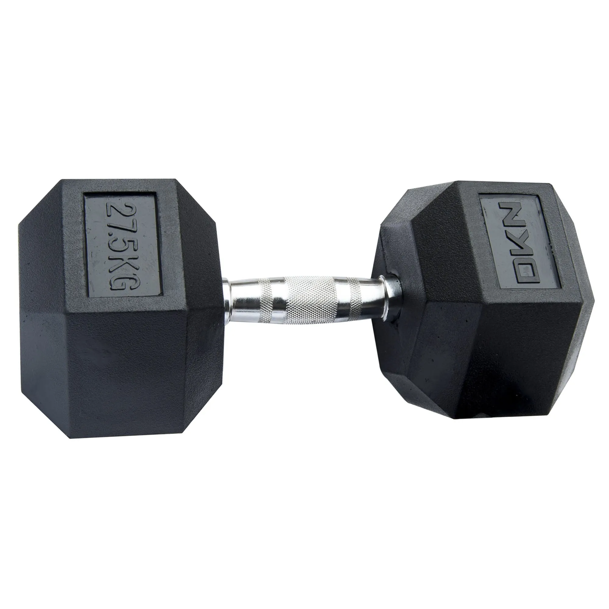 DKN Rubber Hex Dumbbells