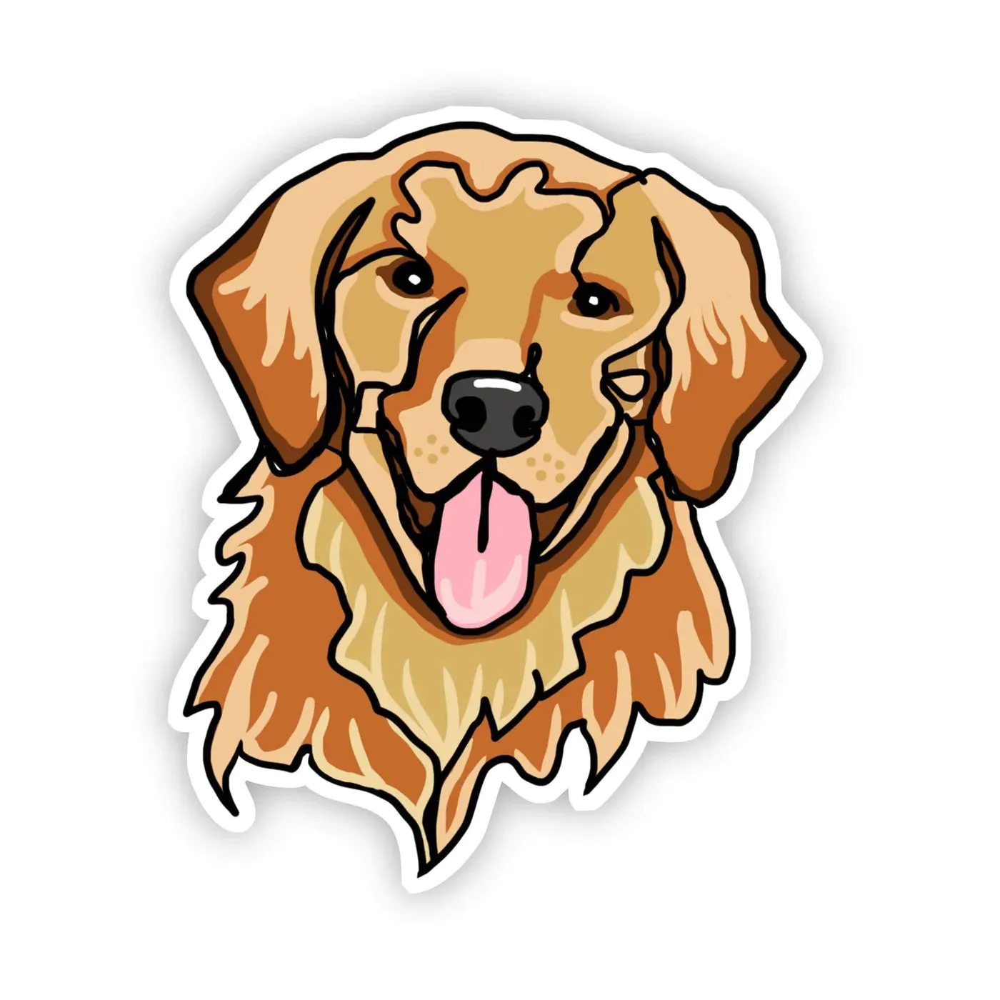 Dog Sticker - Golden Retriever