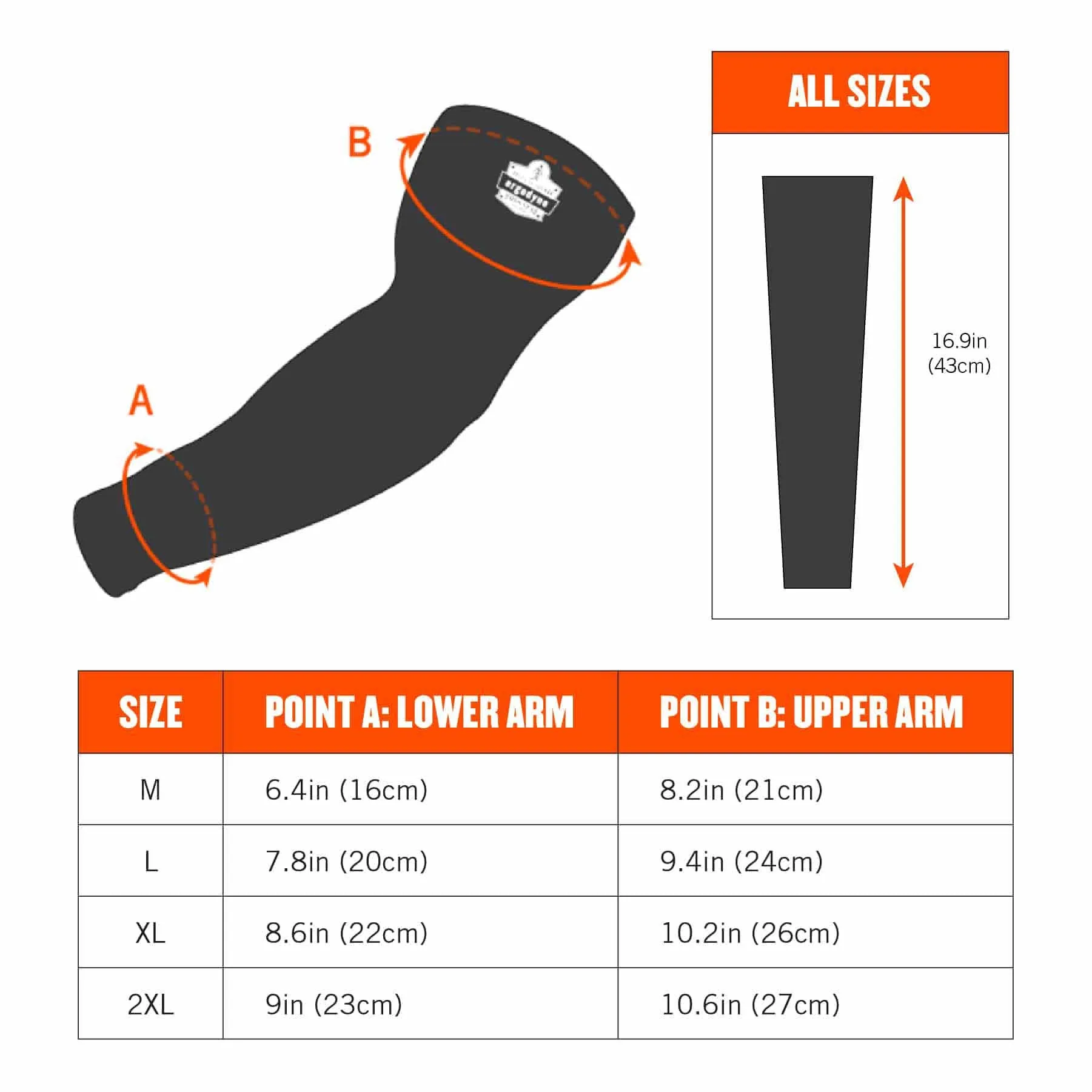 Ergodyne 12286 6690 2XL Lime Cooling Arm Sleeves - Performance Knit