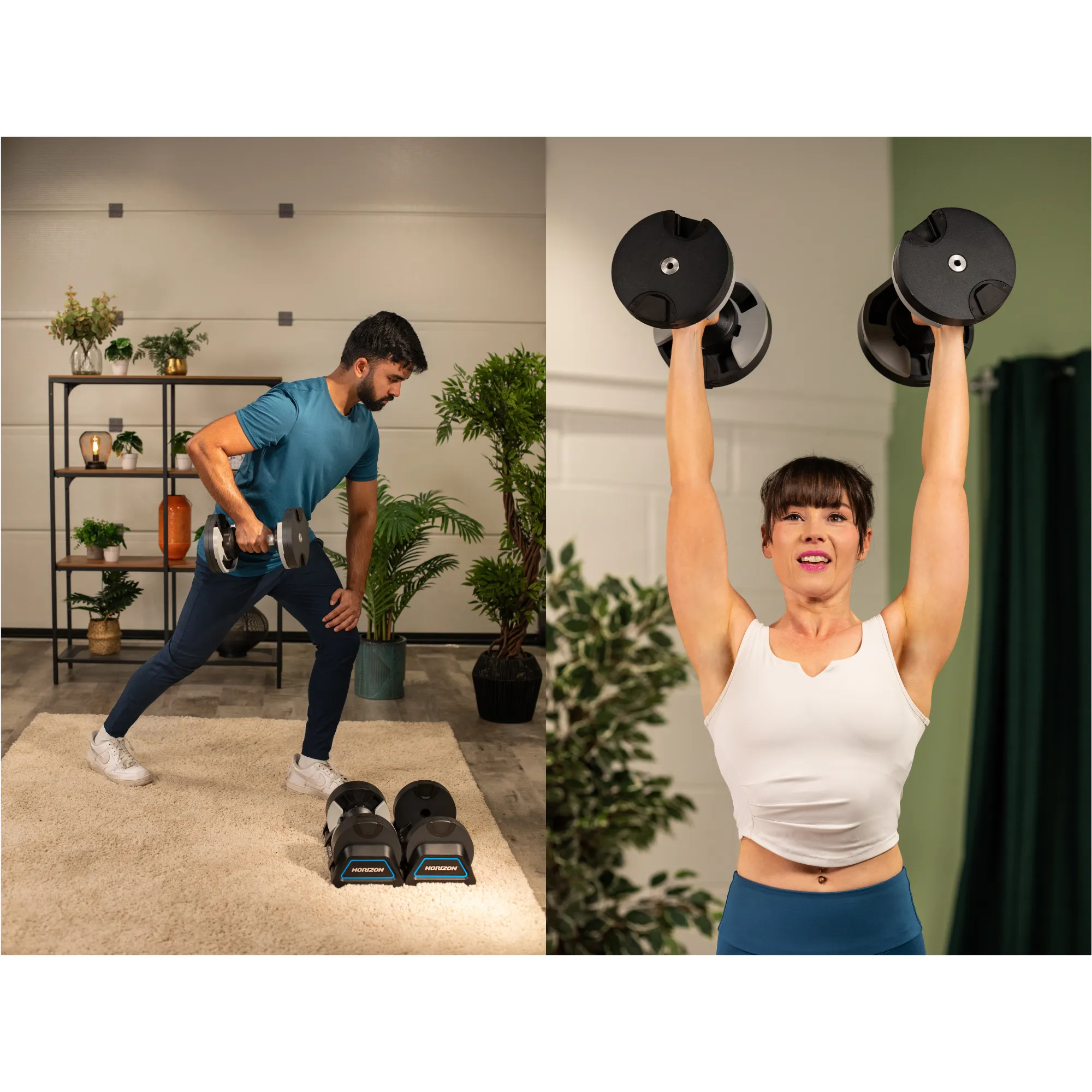 Horizon Adjustable Dumbbells