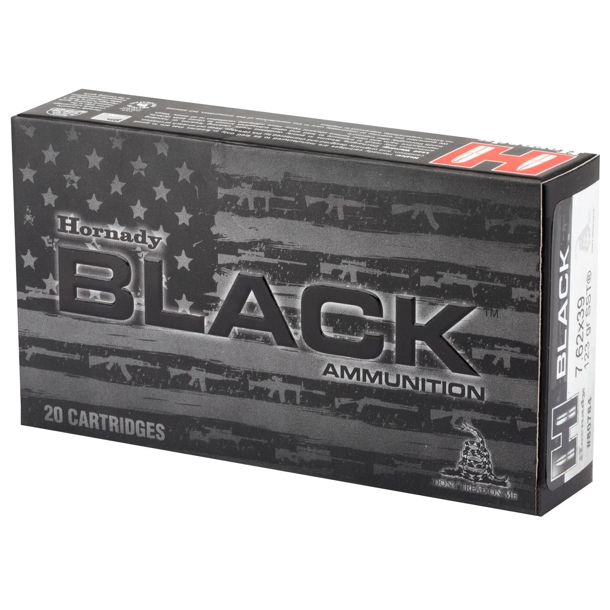 Hrndy Black 7.62x39 123gr Sst 20-200