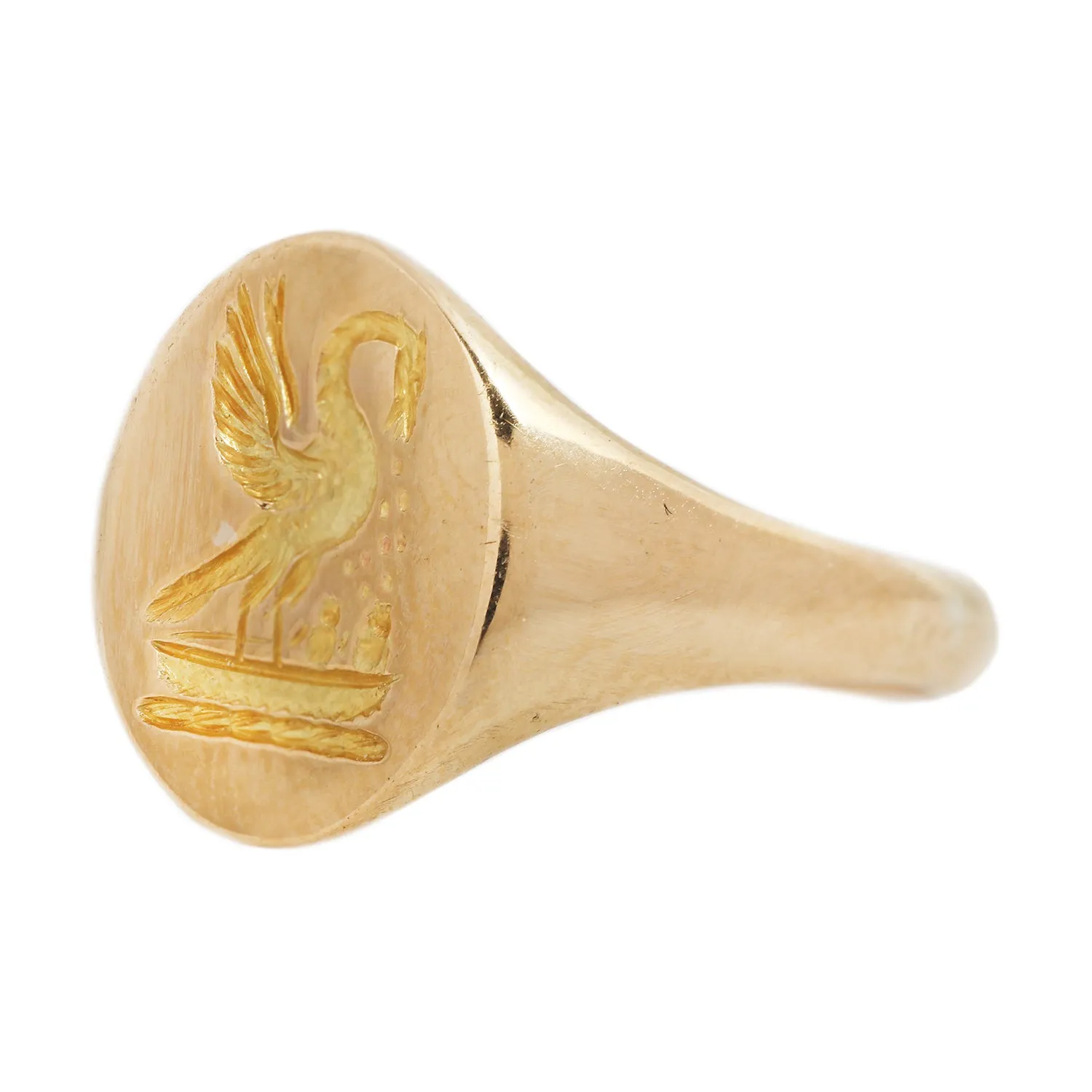 Hydra Crested Signet Ring