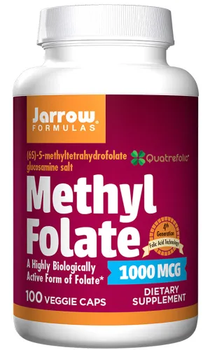 Jarrow Methyl Folate - 1000mcg 100 caps