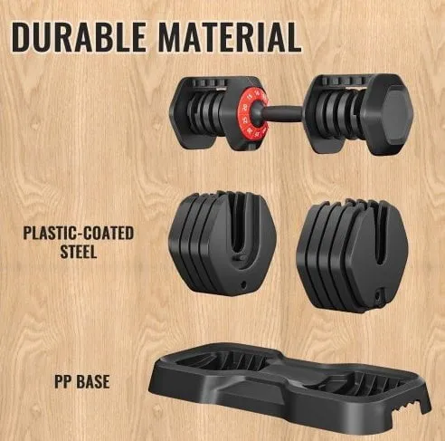 LovelyRLovely 10 In 1 Adjustable Dumbbell Set