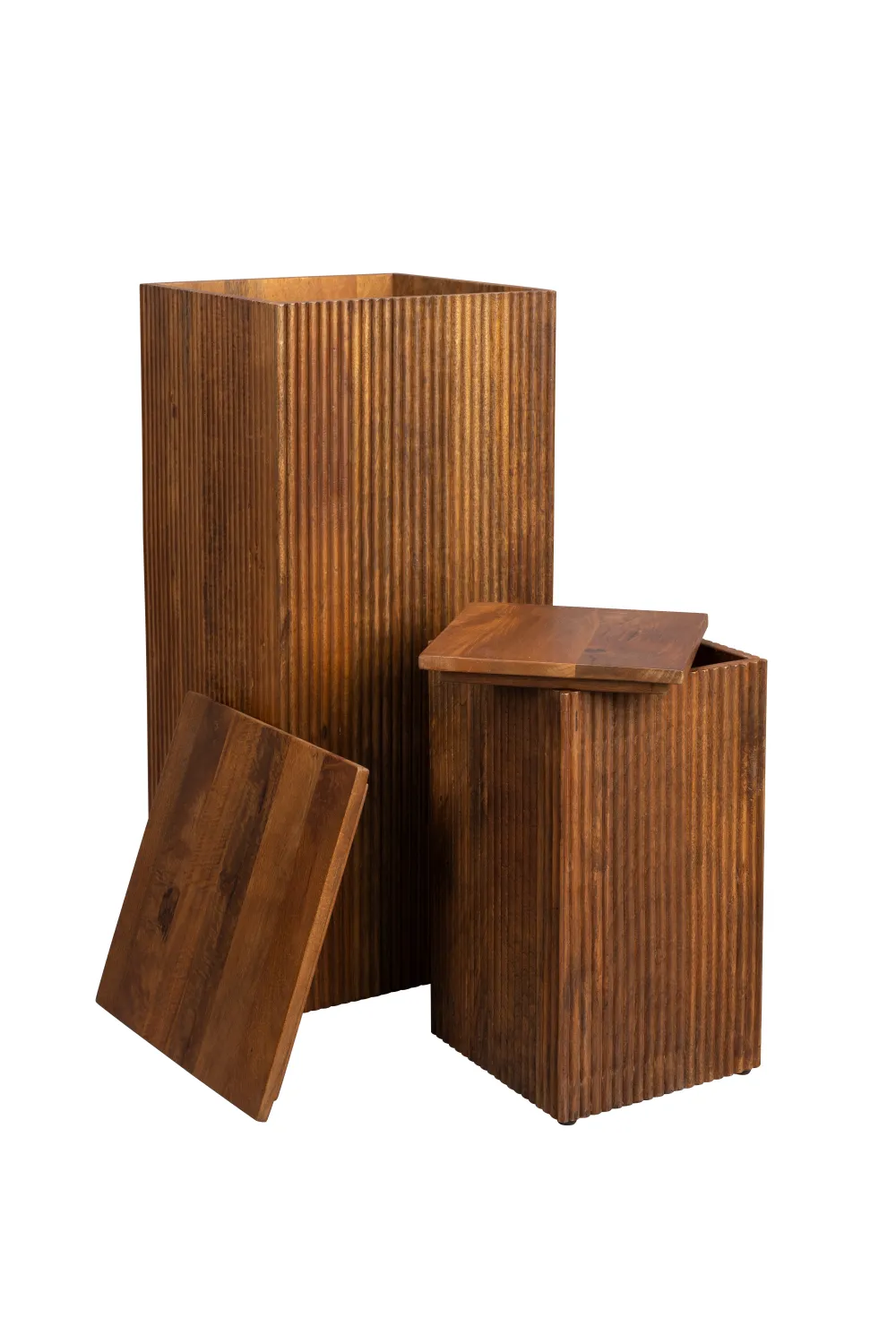 Mango Wood Plant Stand Set (2) | Dutchbone Ribble