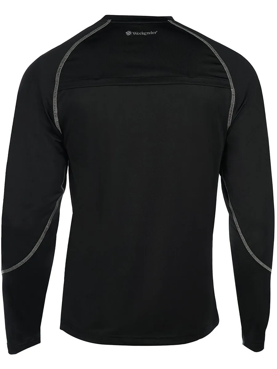 Men's Rashguard Swim Shirt - Aqua Solar Loose Fit Long Sleeve