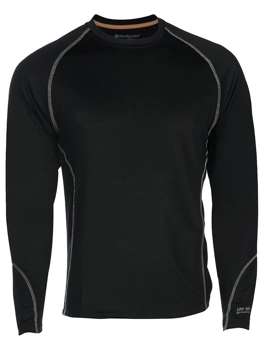 Men's Rashguard Swim Shirt - Aqua Solar Loose Fit Long Sleeve