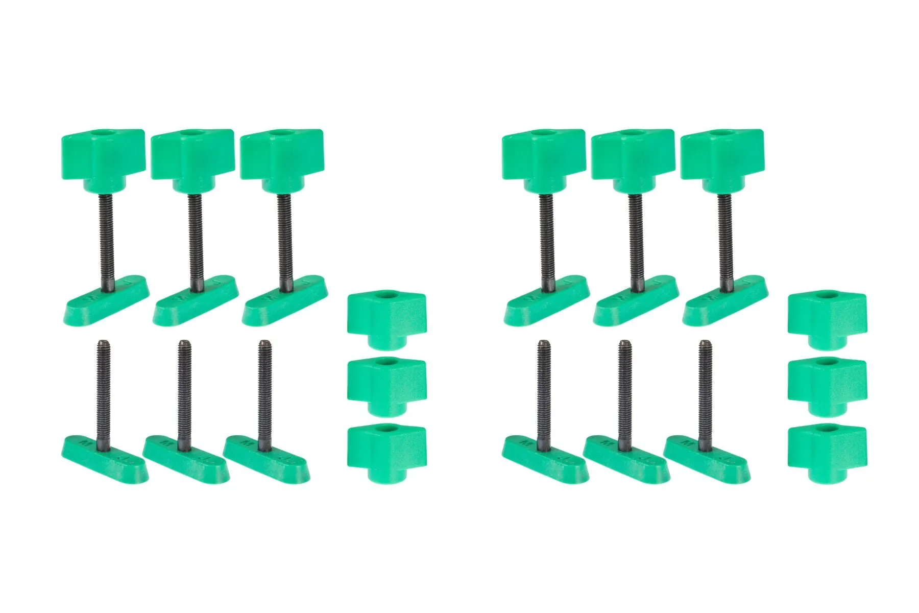 Microjig MATCHFIT™ 1.5" Dovetail Track Hardware (6-Pack) (DCE)