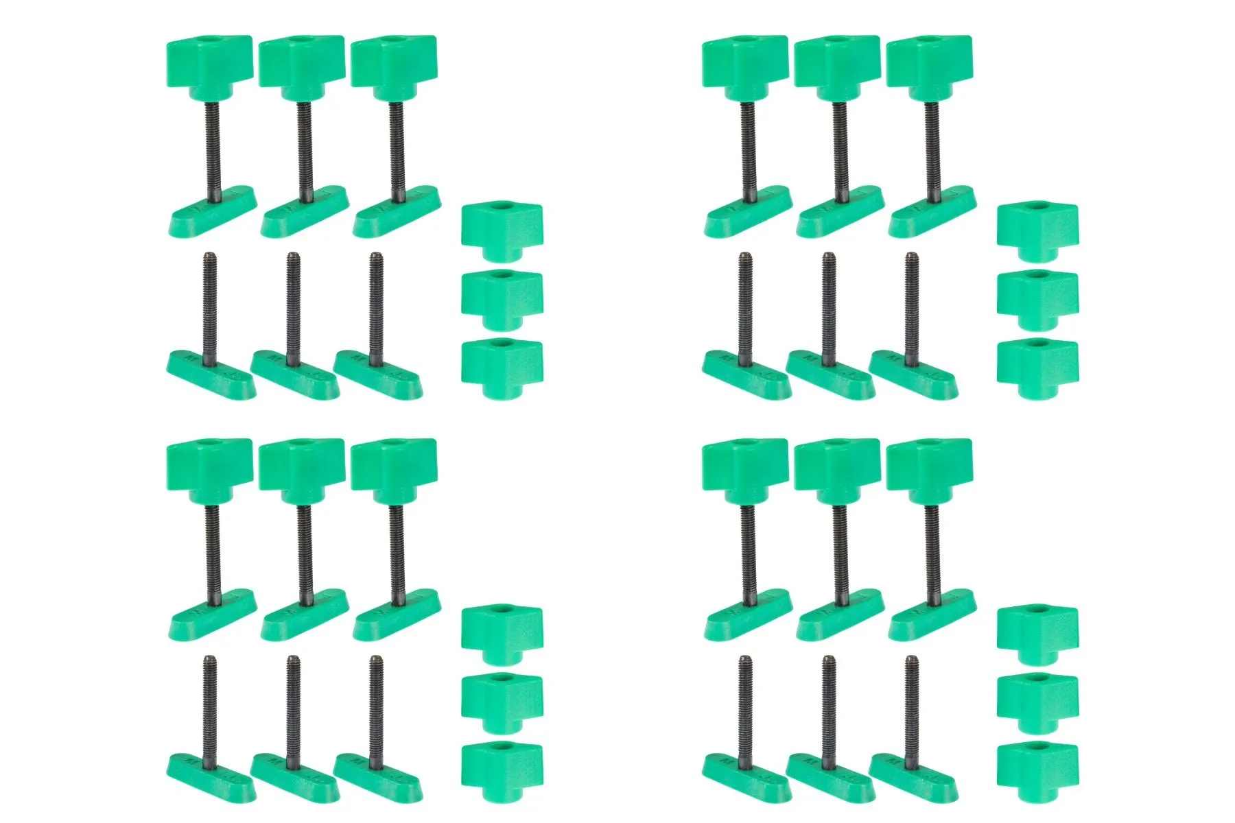 Microjig MATCHFIT™ 1.5" Dovetail Track Hardware (6-Pack) (DCE)