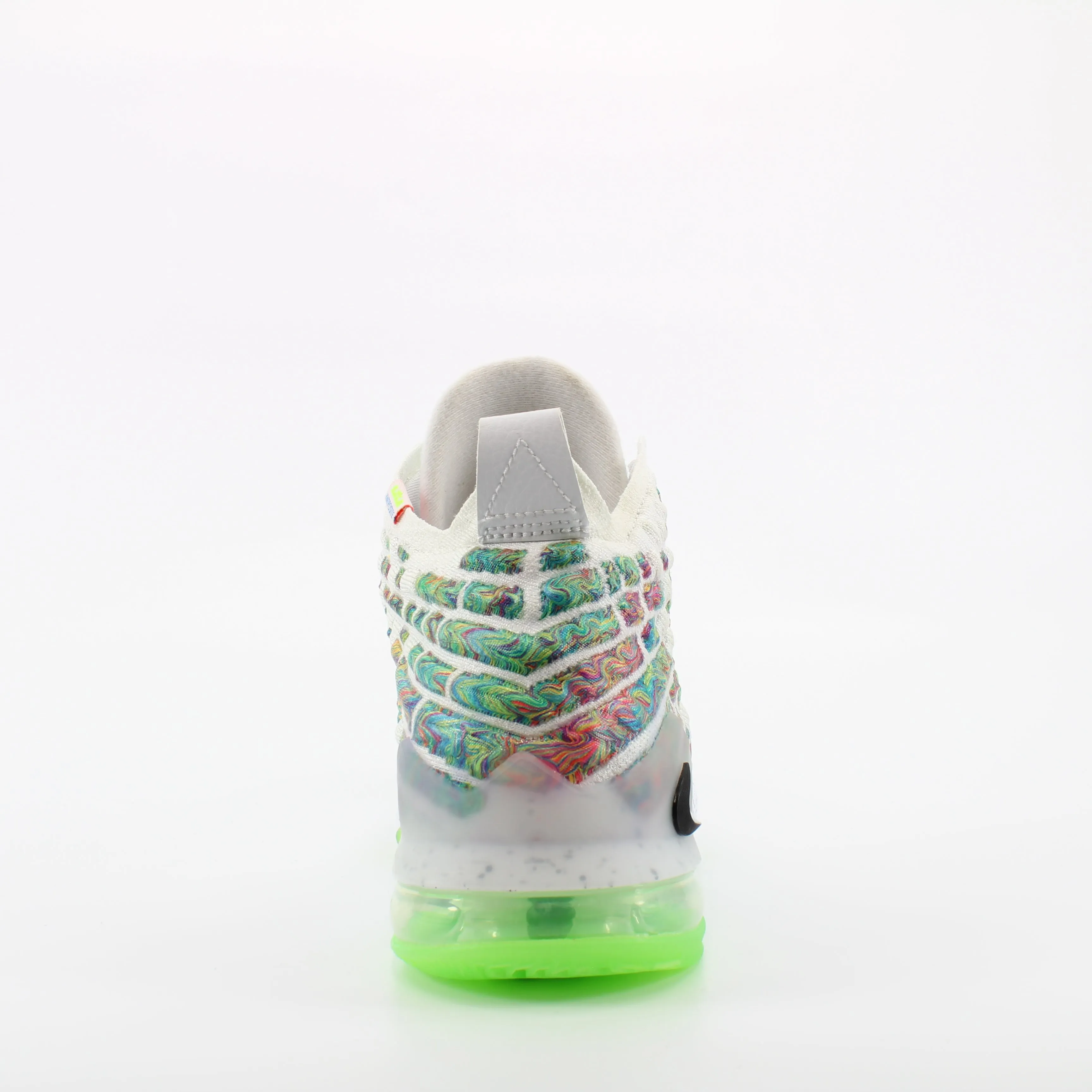 Nike Lebron XVII White Textile Lace Up Juniors Trainers BQ5594 100