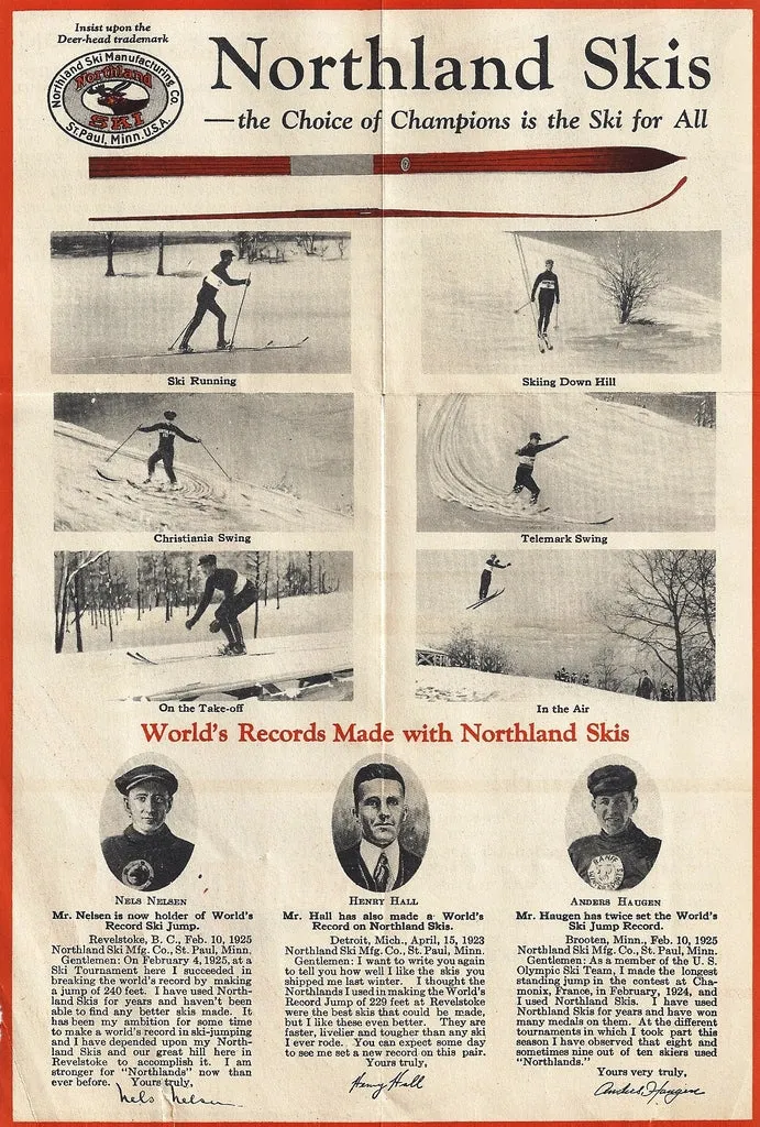 Northland Ski Manufacturing Company Brochure