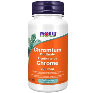 NOW Chromium Picolinate 200mcg 100 Caps