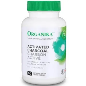 Organika Activated Vegetable Charcoal 90 Veggie Caps