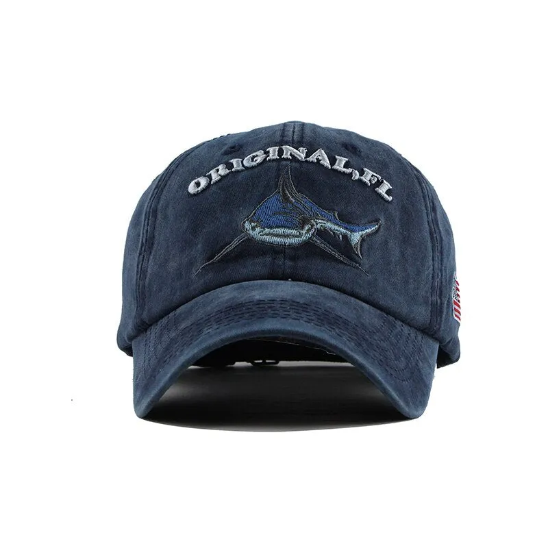 Original Florida Shark Retro Snapback Baseball Cap