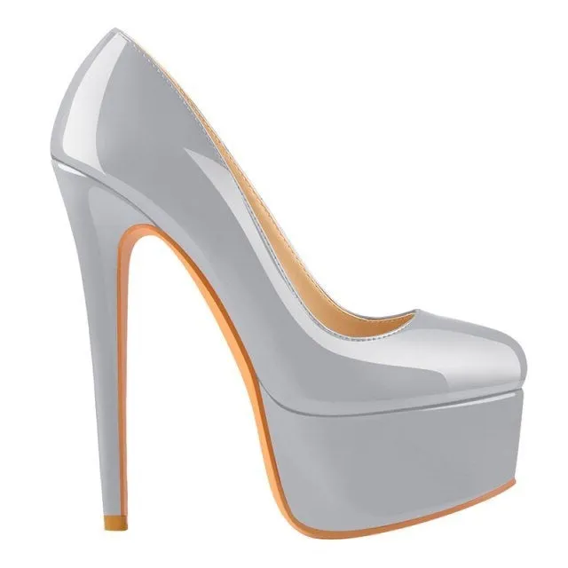 Pumps Queen Tigers (Silver)