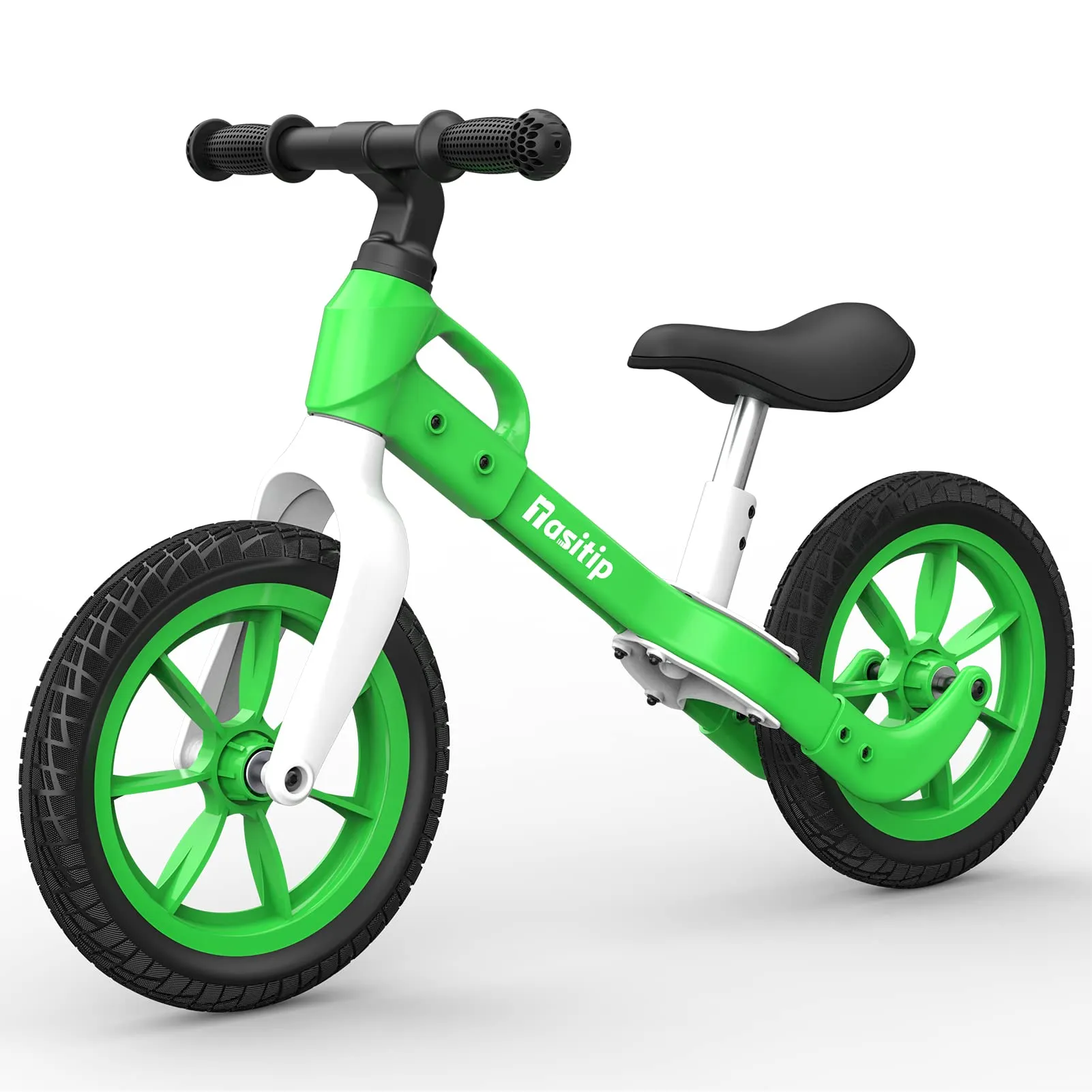 RCTOWN Kids Balance Bike 12-Inch Wheels Training Bike No Pedal Green