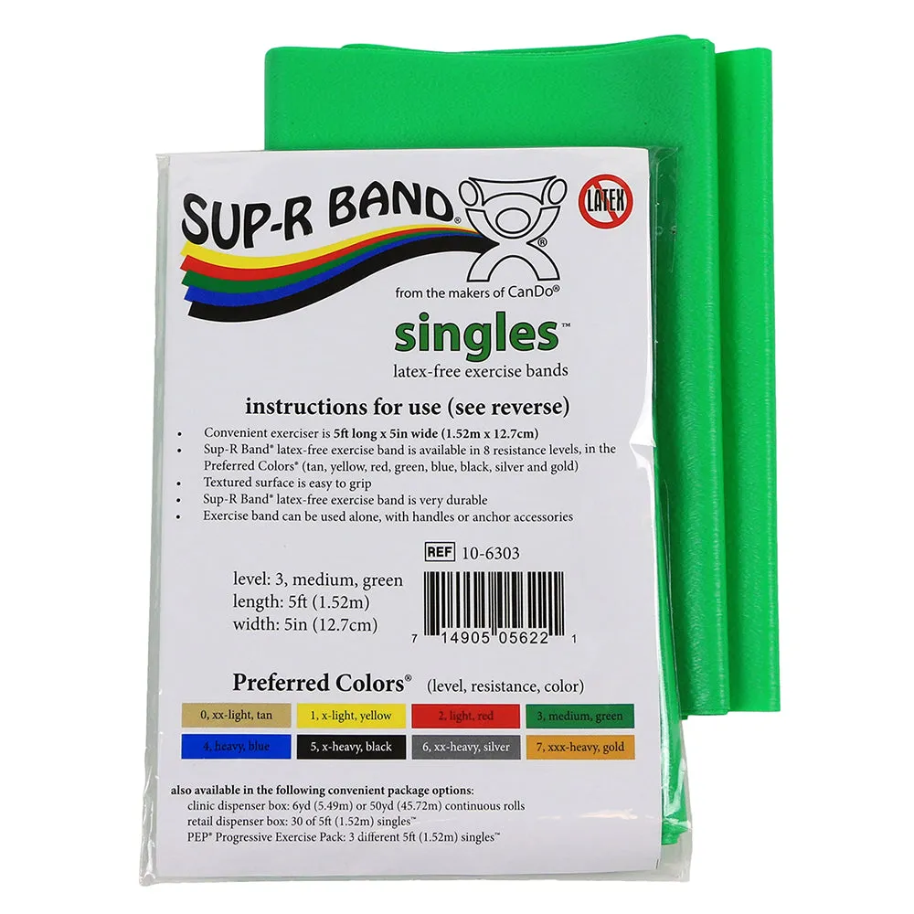 Sup-R Band Singles - 5 ft (Latex Free)