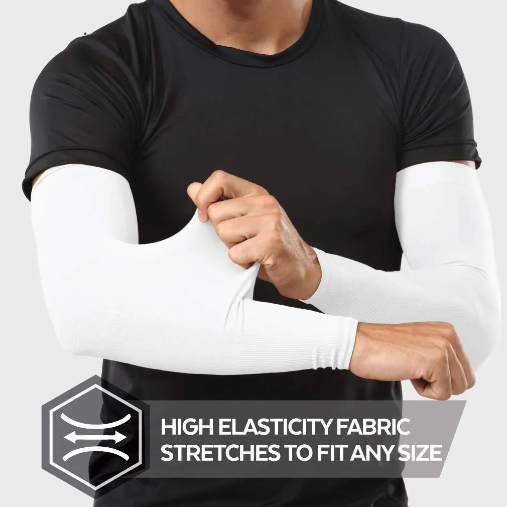 UV Protection Arm Sleeves - Cooling SPF 50 Sun Sleeves