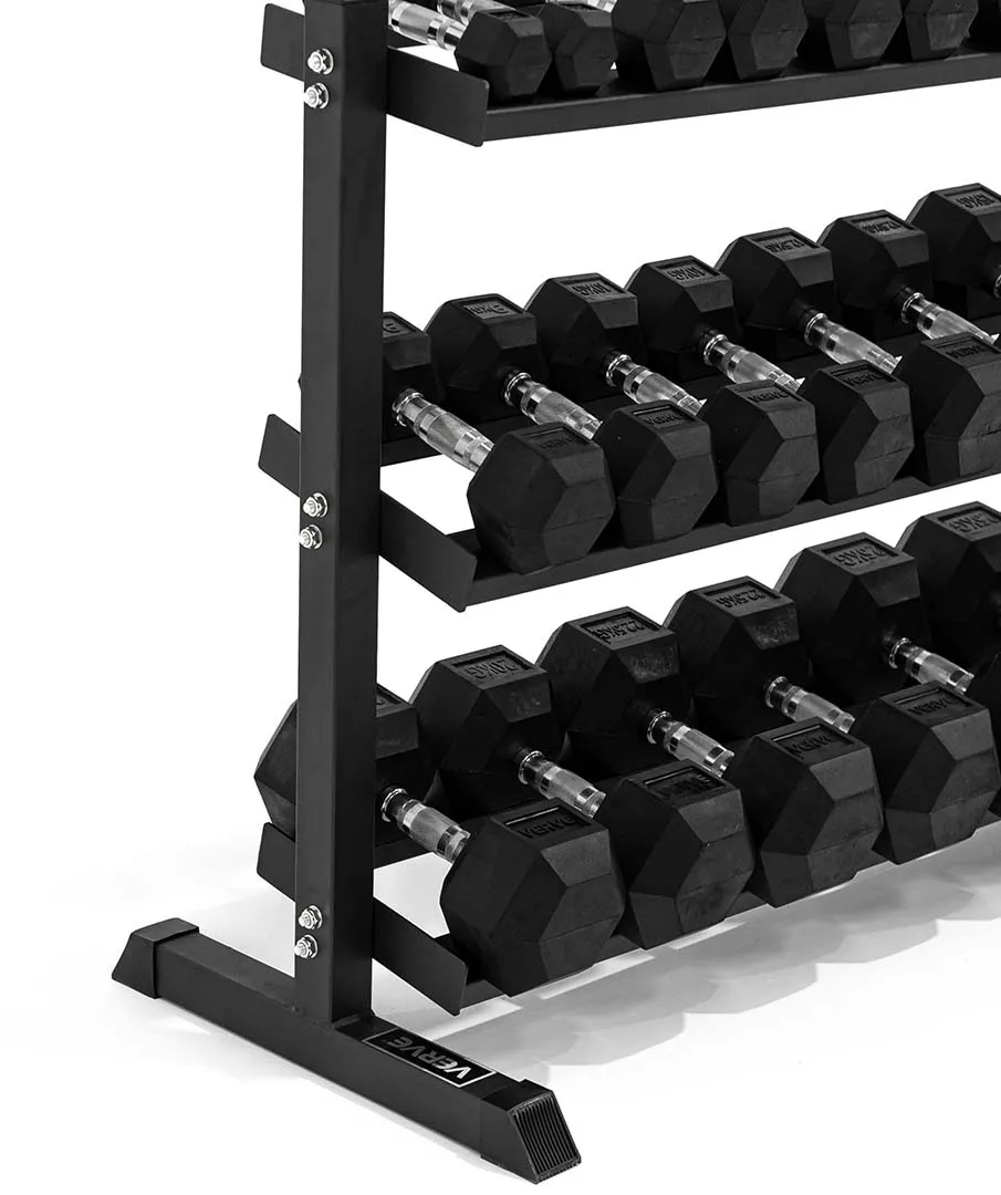 VERVE 3 Tier Hex Dumbbell Rack | Pre-Order ETA Late December