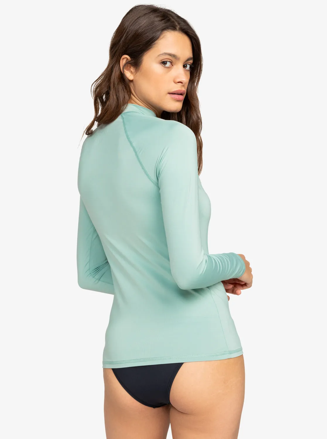 Whole Hearted Long Sleeve UPF 50 Rashguard - Blue Surf