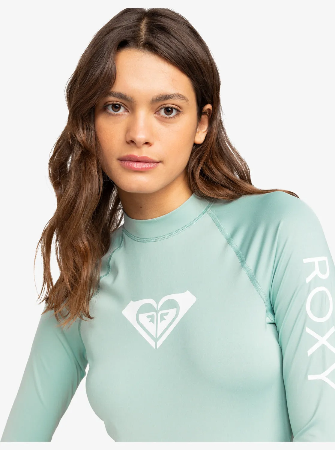 Whole Hearted Long Sleeve UPF 50 Rashguard - Blue Surf