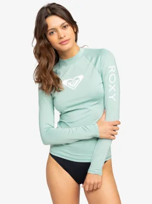 Whole Hearted Long Sleeve UPF 50 Rashguard - Blue Surf